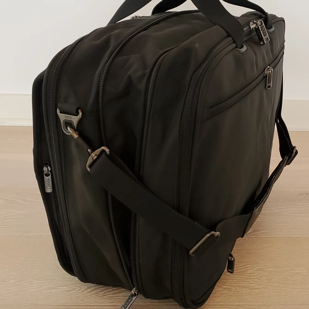 Tumi Alpha Bravo Ballistic Nylon Expandable Carry-On Duffle Suitcase Bag